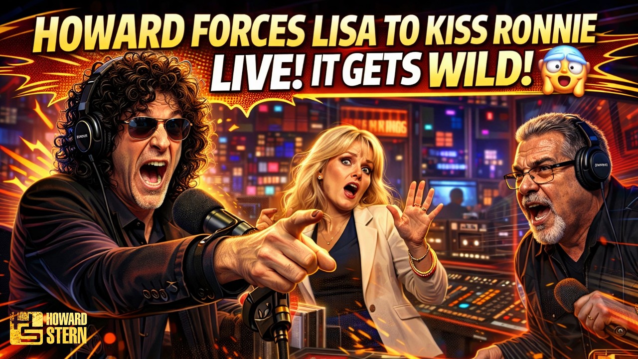 Howard Stern Forces Lisa To Kiss Ronnie LIVE… It Gets WILD 😳 | The Howard Stern Show