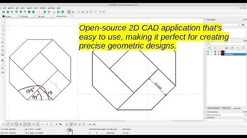 How to Draw a Simple Shape Inside a Hexagon with LibreCAD