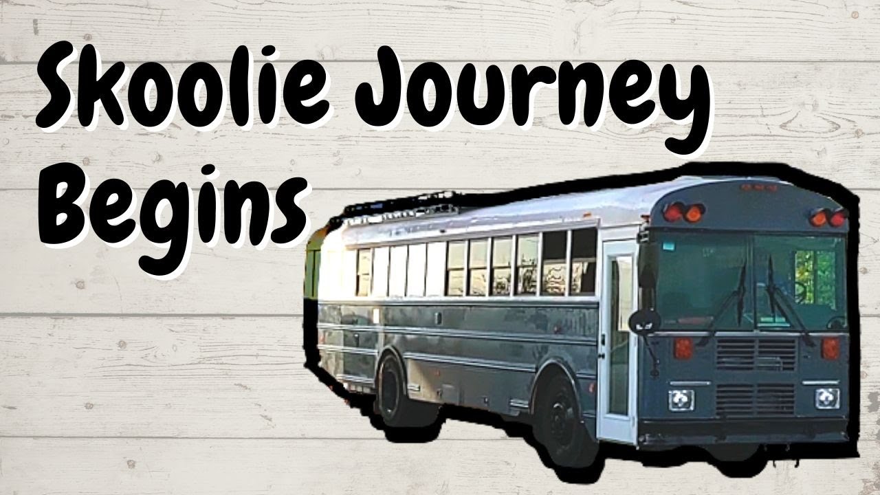 Journey begins in our TINY HOME ON WHEELS | Skoolie Travel Vlog | HildeFam
