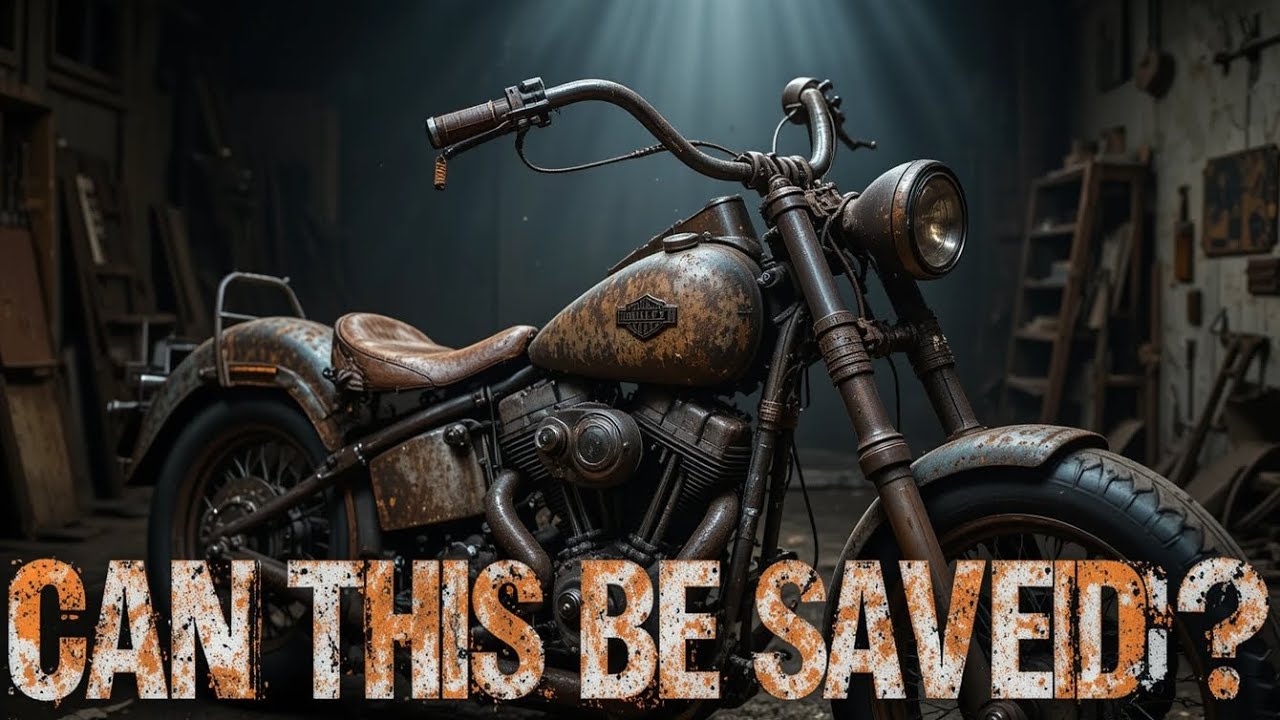 Harley Raptor Rusted Restoring a Rusted 1947 Harley-Davidson: From Scrap to Glory - YouTube