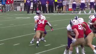 Chris Orr Delivers Big Hit On Qb Against Northwestern