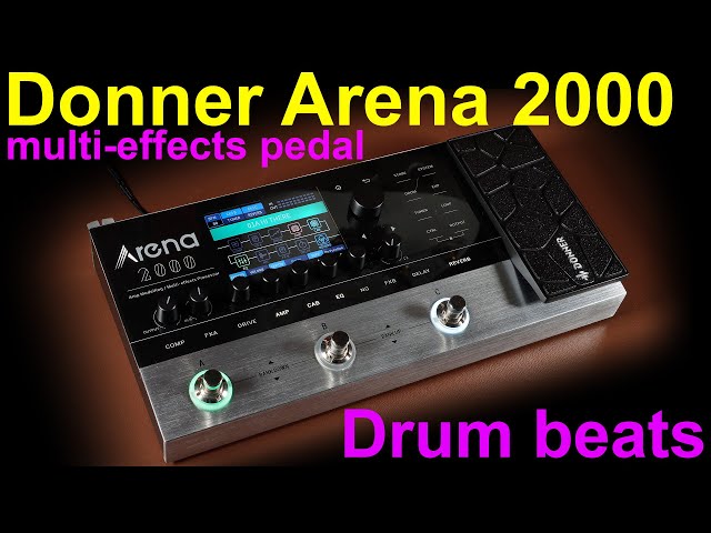 Donner Arena 2000 drums.  All the drum patterns plus a discount code class=