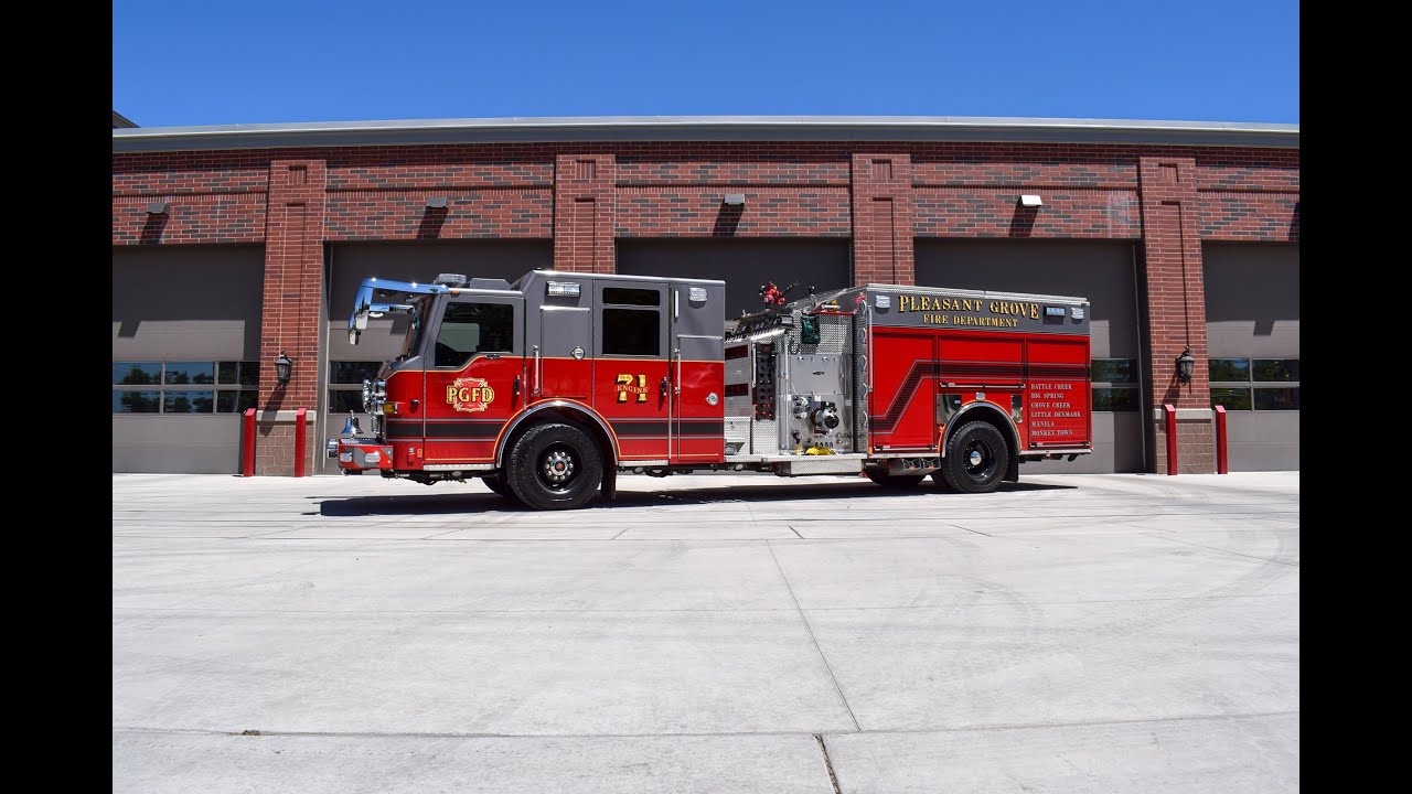 Truck Walk Around Pleasant Grove Fire Department's Top Mount Velocity