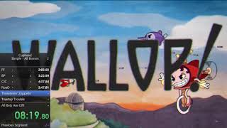Cuphead Speedrun - Simple All Bosses in 55:16.71 (Former WR)