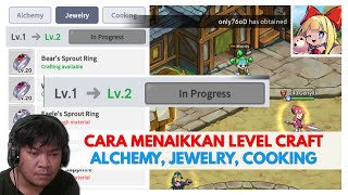 Cara leveling Craft Alchemy,Jewelry,Cooking Devil Book: Hand-Drawn Action MMO (android) Indonesia screenshot 4