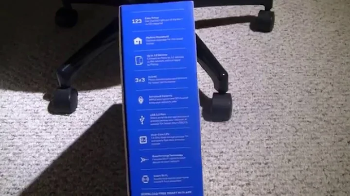 Linksys  EA7500 Unboxing