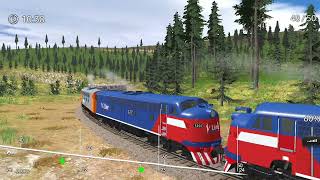 Chasing a coal train all the way to the mainline | Trainz Simulator 3