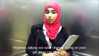 solar charger elevator pitch