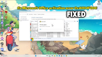 (FIXED) Microsoft Office activation error 0x4004F00C in Windows