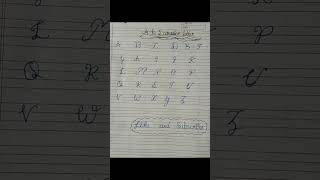 A to Z alphabet writing✍️#for children's 🙏😊😊😊