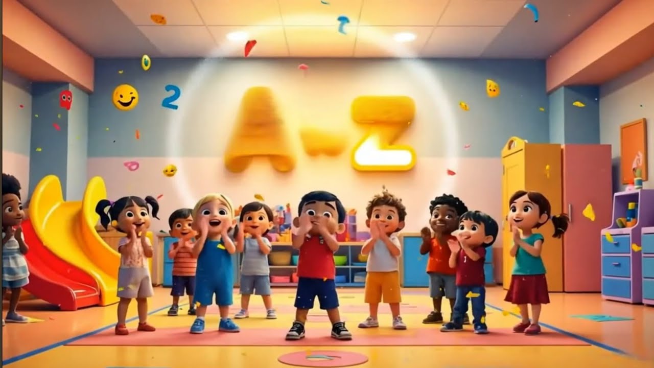 A to Z Learning for Kids | Alphabet with Words & Pictures | ABC Learning Video