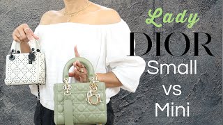 Lady Dior Small vs Mini