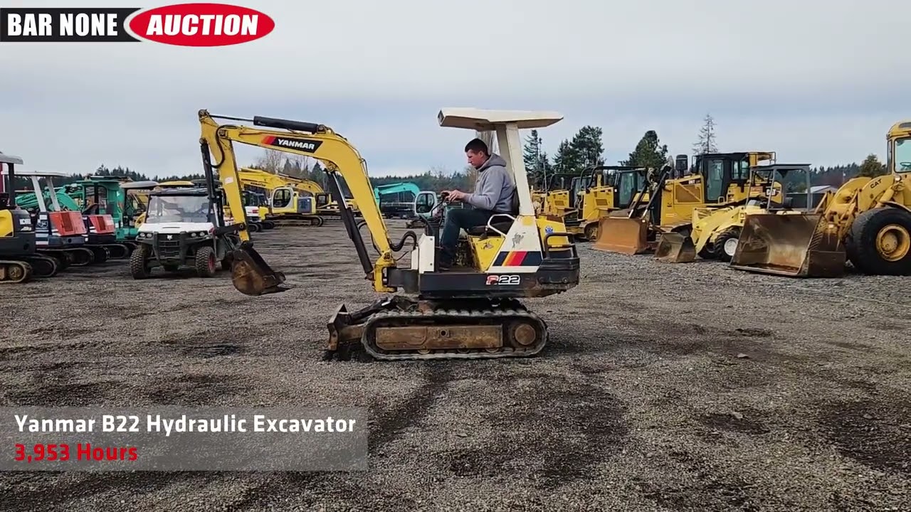 YANMAR　ヤンマー　B22 Yanmar B22 Hydraulic Excavator - YouTube