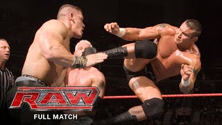 FULL MATCH- Batista, Michaels, Cena & Undertaker vs Edge, Orton, MVP & Mr Kennedy: Raw, Feb 15, 2007