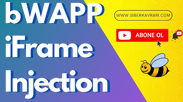 bWAPP iFrame İnjection | (Low,Medium) 2022
