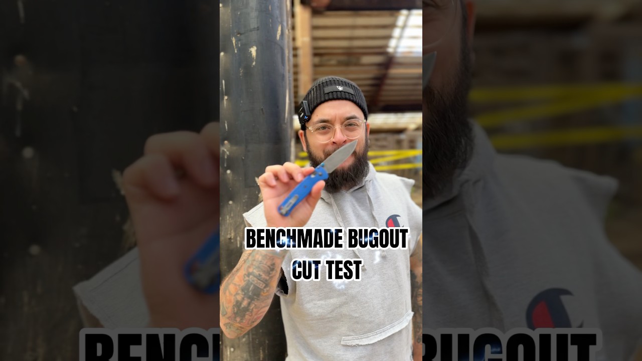 BENCHMADE BUGOUT 535 CUT TEST 