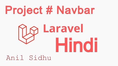 Laravel project in Hindi  #3 add navbar | header | list page