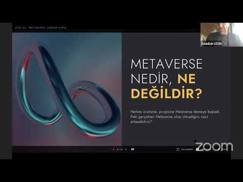 SAPTEY ile Sanayi ve Teknoloji Söyleşileri - 11: Metaverse  | Sadullah Uzun