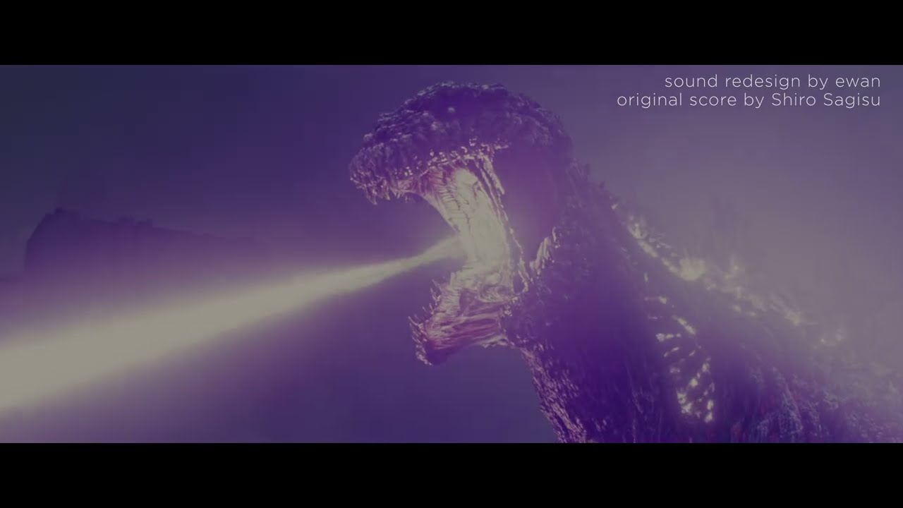 Shin Godzilla Atomic Breath SOUND DESIGN with MUSIC (4K) - YouTube