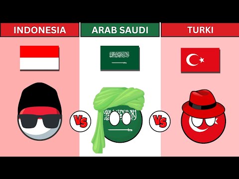 Perbandingan : Indonesia Vs Arab Saudi Vs Turkiye