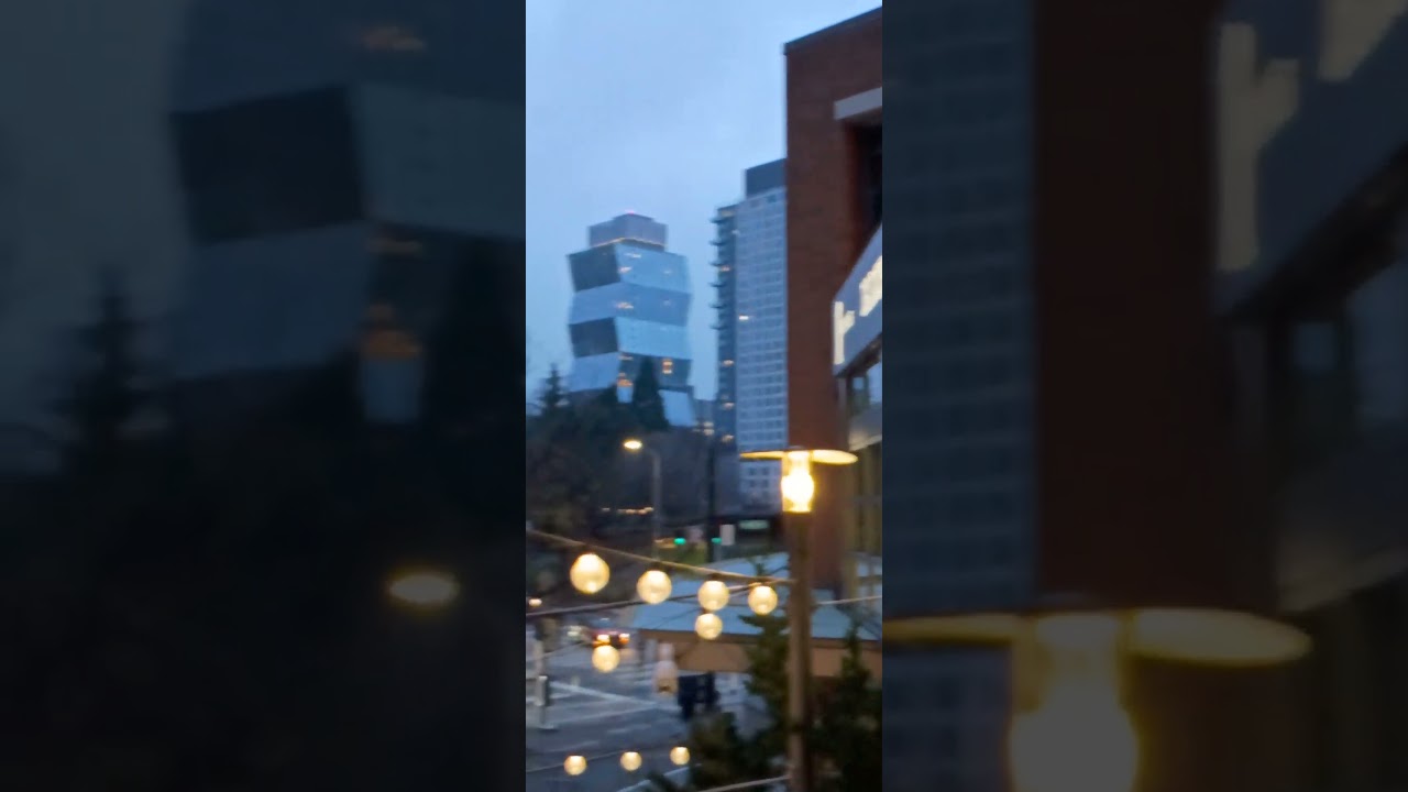 Seattle Views- Denny & Westlake Avenue Cloudy Morning Commute Walk in December