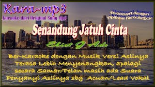 Senandung Jatuh Cinta, Ebiet G Ade, Kara-mp3 (Karaoke dari Mp3) #ebiet
