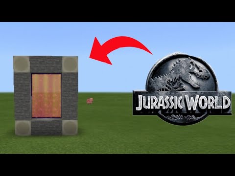 HOW TO CREATE A JURASSIC WORLD PORTAL - MINECRAFT