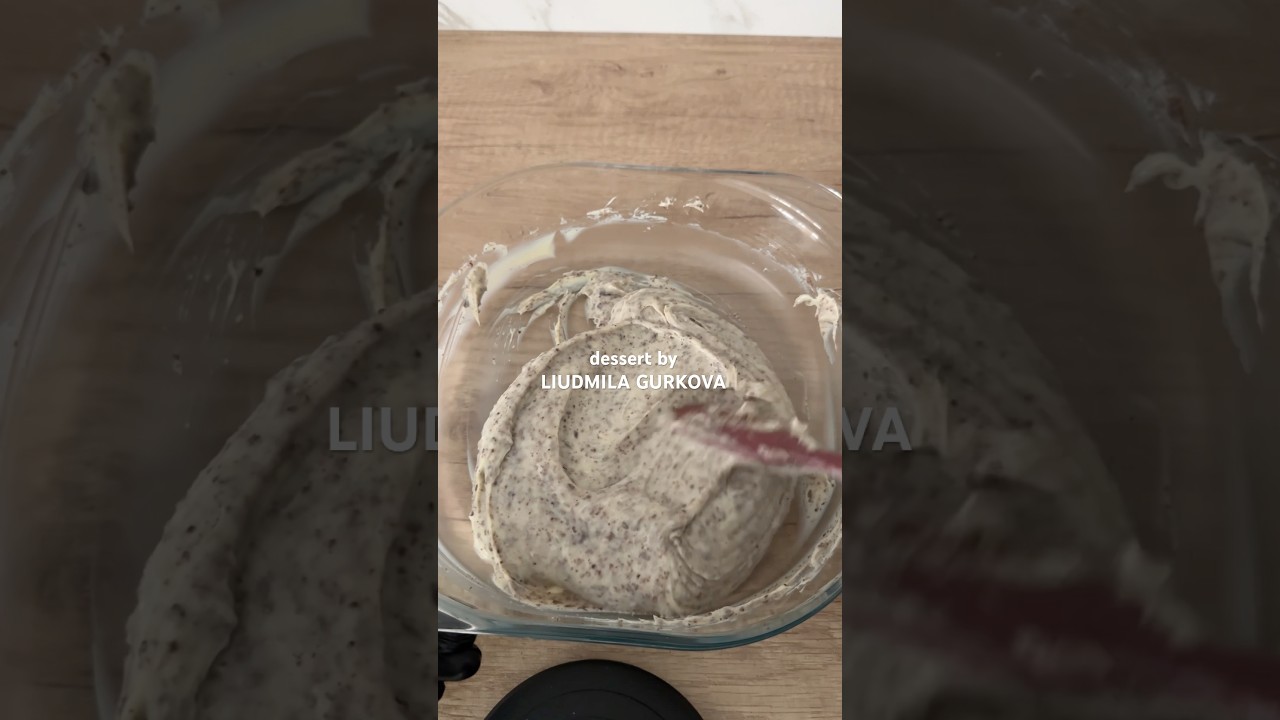 Stracciatella ganache ✨ Recipe available for purchase on my website lugurkova.com