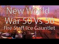 New World - War 50 Vs 50 Attack Side - 1.2M Damage Fire Staff/Ice Gauntlet  #1