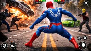 Spiderman Rope Superhero: battle for Rescue - 3D Android Game #14