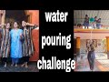 Water pouring challenge funtime family s family kitchen vlog 