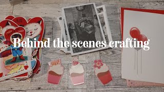 Junk Journal Crafting Behind the Scenes, Mobile Crafting, TV Crafting #ephemera #tags