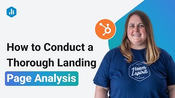 How to Track & Analyze Landing Page Performance in HubSpot | Data Snacks| Reporting Tutorial