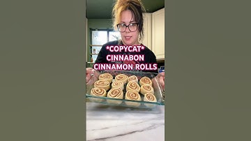 COPYCAT Cinnabon Cinnamon Rolls | MAZERLAZER #copycatrecipes #recipe #shortsviral