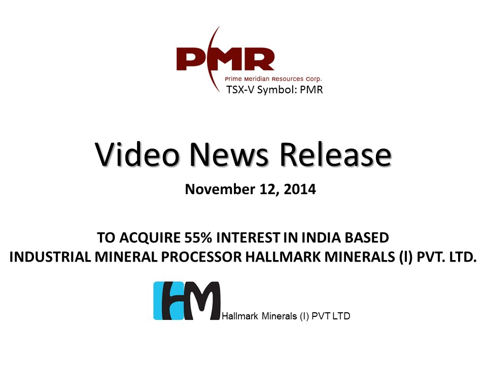 PMR - Hallmark Ceramic Proppants Video NR