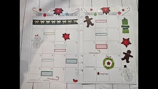 A5 December Monthly Set up