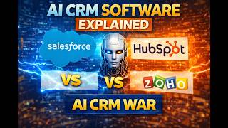 AI CRM WAR #salesforce #hubspotcrm #zoho