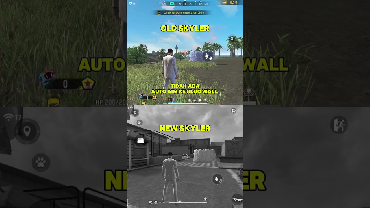 old Skyler vs new Skyler 😱😎