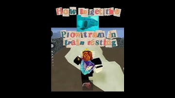 How to get the Plow train in train testing 🚂 #roblox