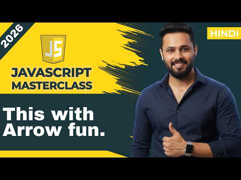 Javascript Tutorial In Hindi #52 This Keyword With  Arrow Function Vs Normal Function
