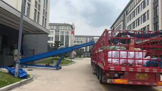 Mobile Bag Load Unload Conveyor Bag Stacker Conveyor