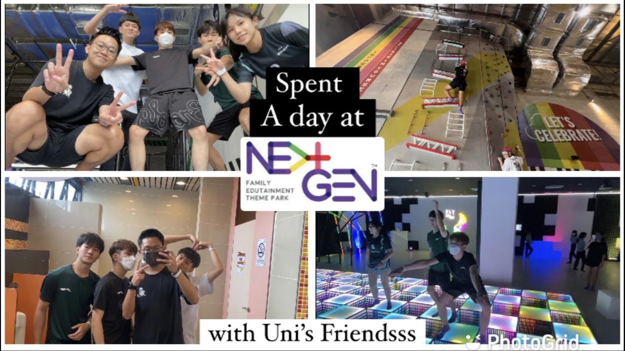 Spent a day at NextGen with Uni's Friends | Uni VLOG🇲🇾 - YouTube