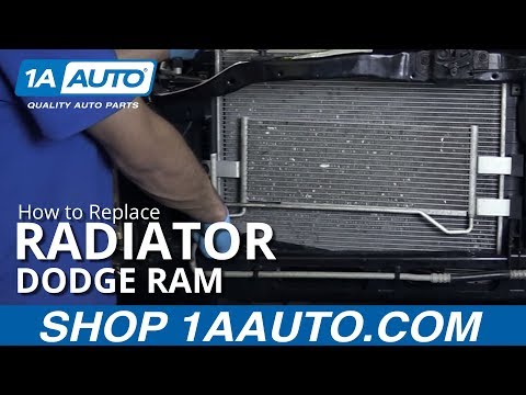 How to Install Replace Radiator 2004-08 Dodge Ram 5.7L BUY QUALITY AUTO PARTS AT 1AAUTO.COM