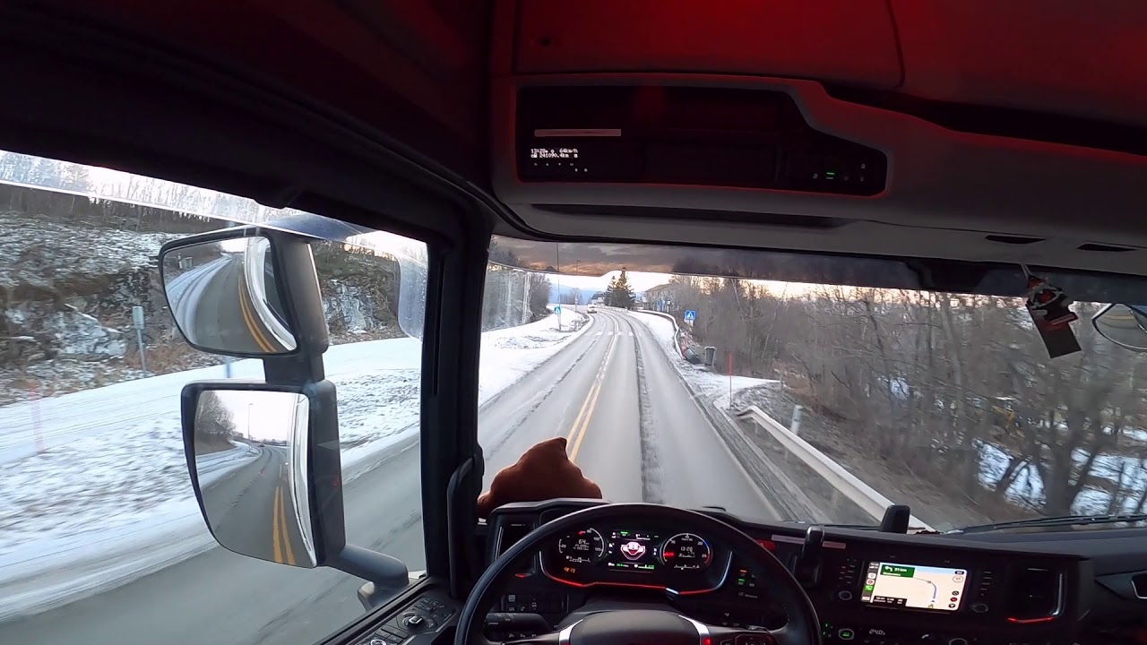 [TwN] Heading to Kjøpsvik ferry dock [POV][Scania R580 V8]