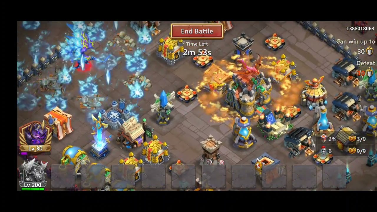 Castle Clash Blitz Gauntlet with Serratica