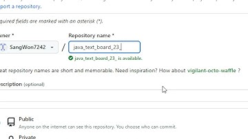 2023 09 12, 자바 텍스트게시판 구현, 2강, 깃허브 리포지터리 생성
