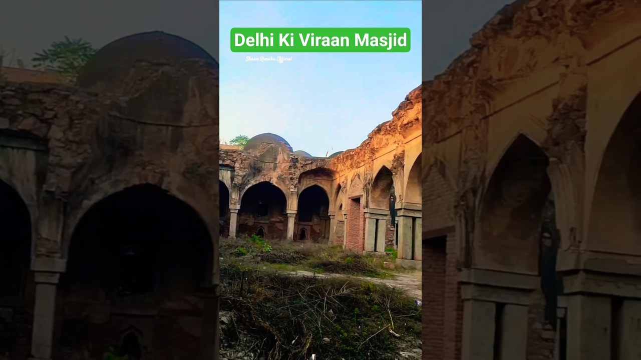 delhi ki viraan begampur masjid💔🤲🕌