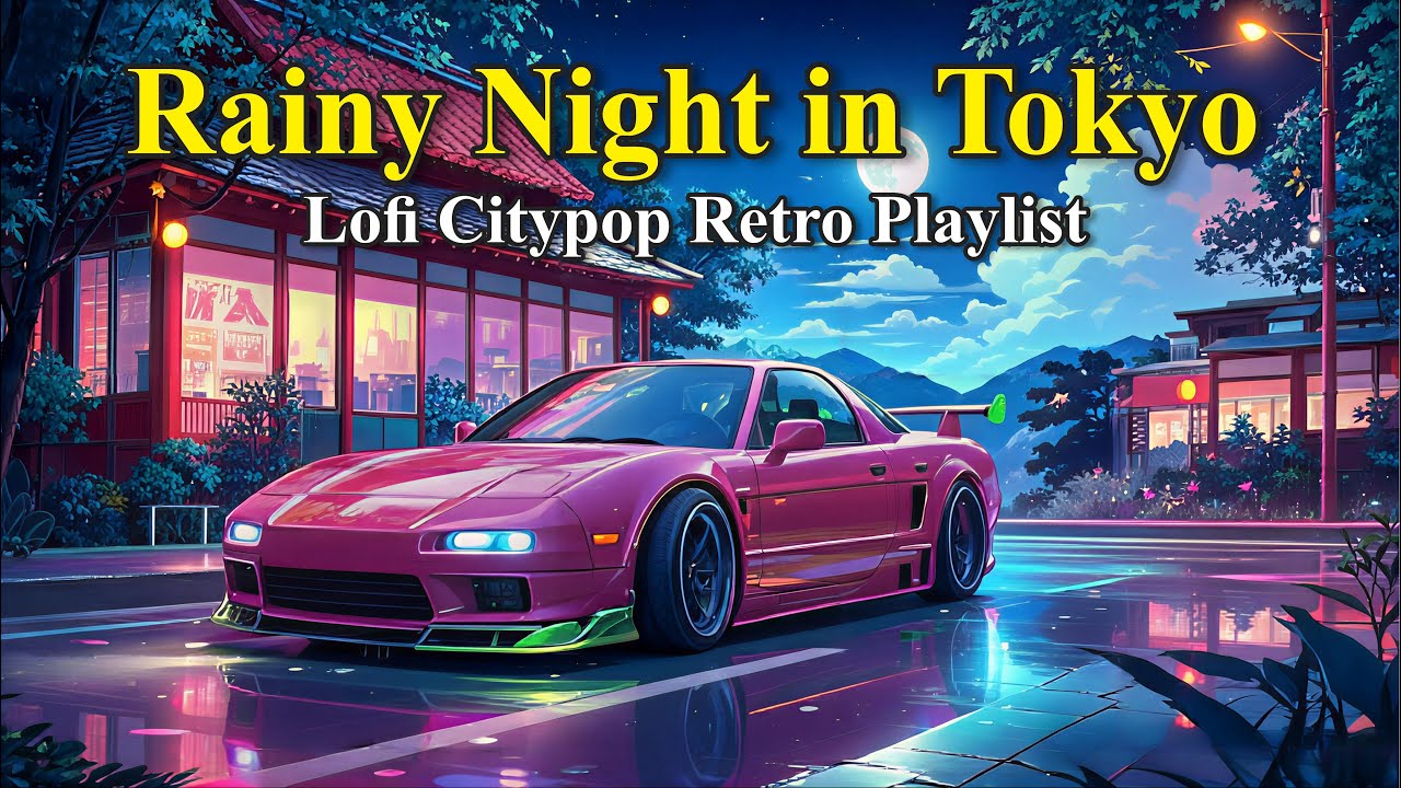 Rainy Night in Tokyo - 80s and 90s Japan Citypop Lofi Instrumental Playlist for Work Study & Relax