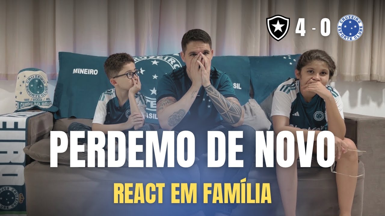 REACT Botafogo 4 x 0 Cruzeiro | Derrota vergonhosa na estreia do Brasileirão: VEXAME!
