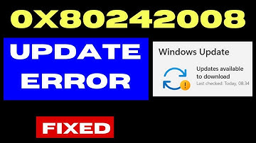 0x80242008 Windows Update error Code on Windows 11 / 10 Fixed